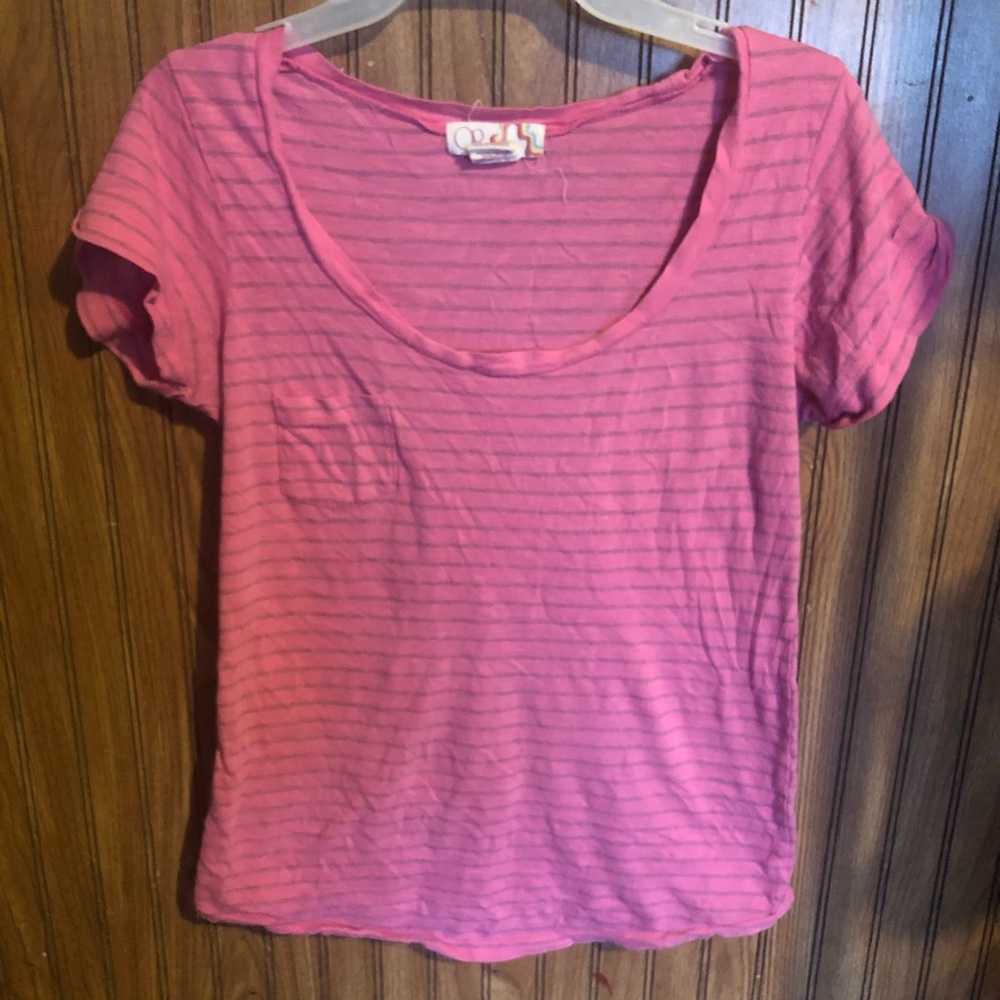 Pink Low Cut Tee